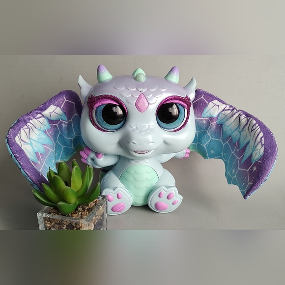 Hasbro | Toys | Blue Dragon Furreal Moodwings Snow Interactive Blue